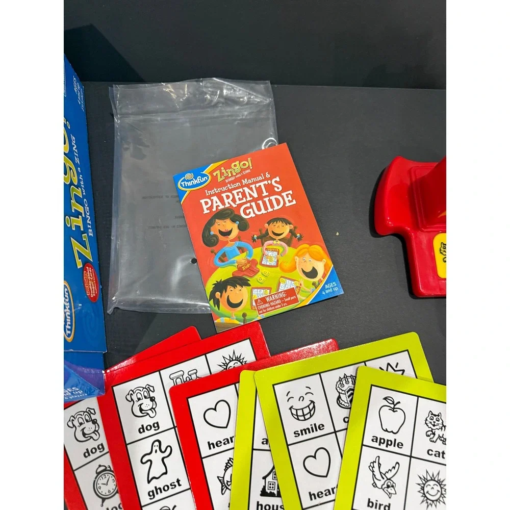 ThinkFun Zingo! Bingo with a Zing – Complete Game‎ – Excellent Condition